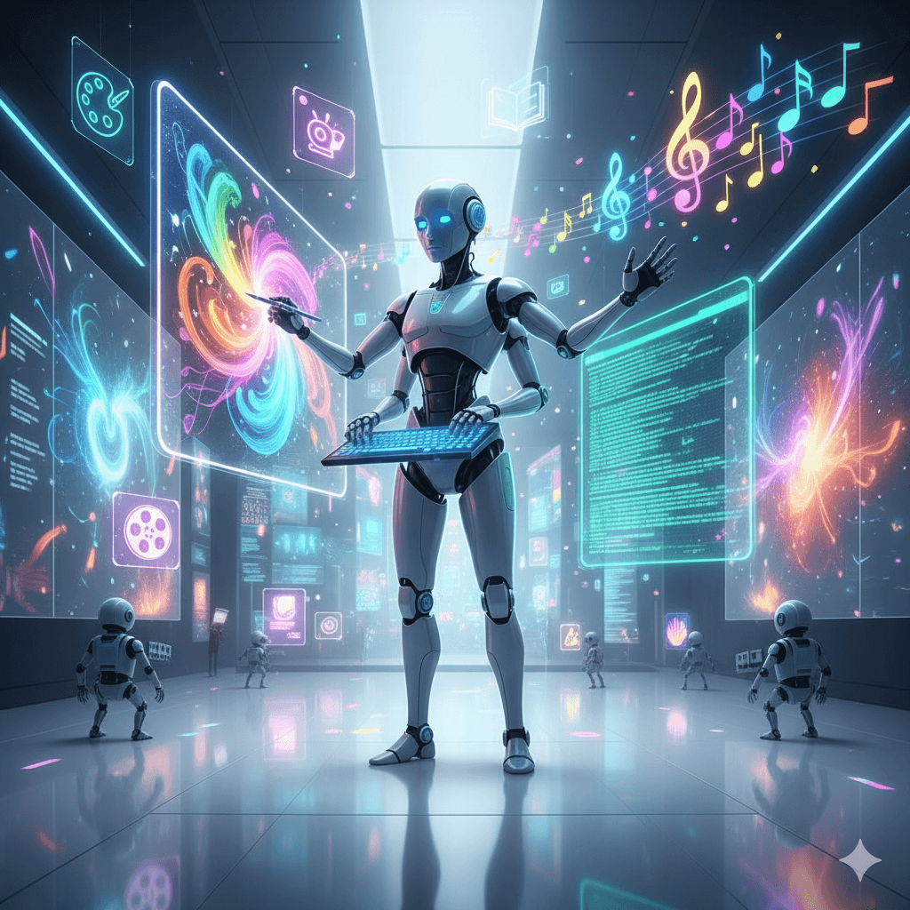 Why Is Everyone Freaking Out About AI? (And Should You Join the Party?) – blog post illustration from AI Did This